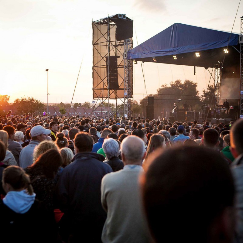 żorska wiosna młodości, scena i nagłośnienie