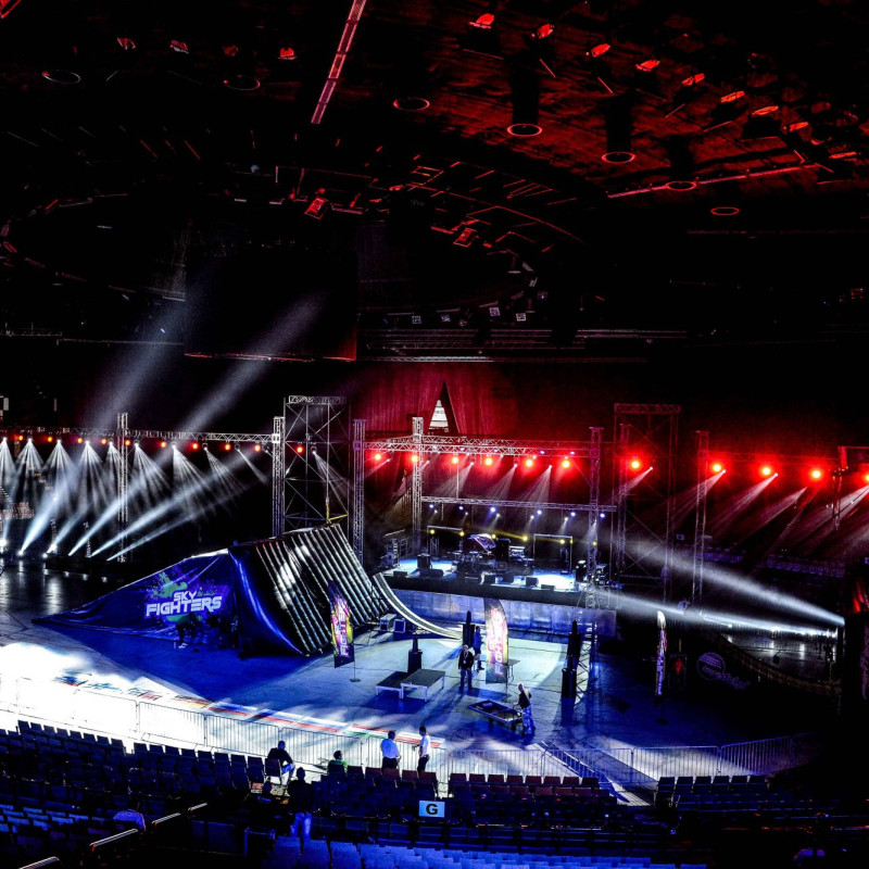 oświetlenie, koncert